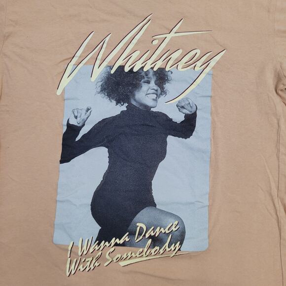 Whitney-Houston Shirt Womens M/L 19x24 Pop Music - Picture 4 of 11
